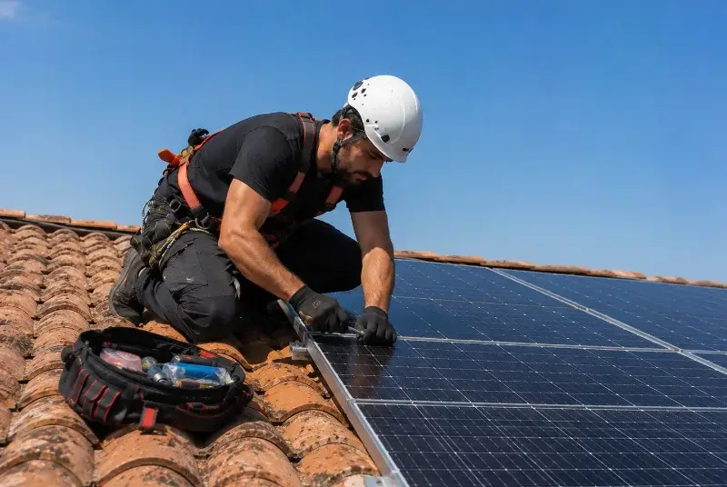 Maintenance et monitoring de panneaux solaires à Saint-Marcel-Paulel